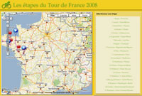 Tour de France 2008 : Étape par étape